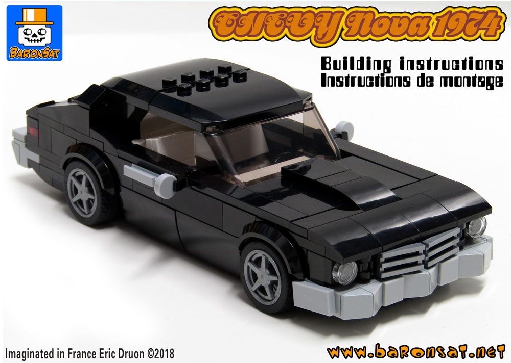 Chevy Nova 1974 Lego Moc Speed Champions