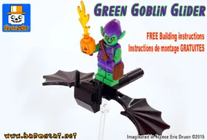 Free Marvel green goblin lego moc instructions