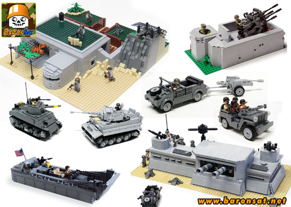 d-day specail pack of 8 moc instructions lego 