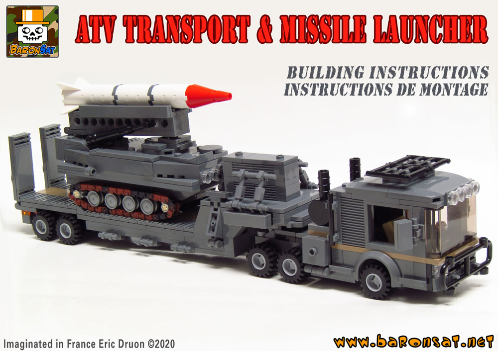 lego army truck instructions