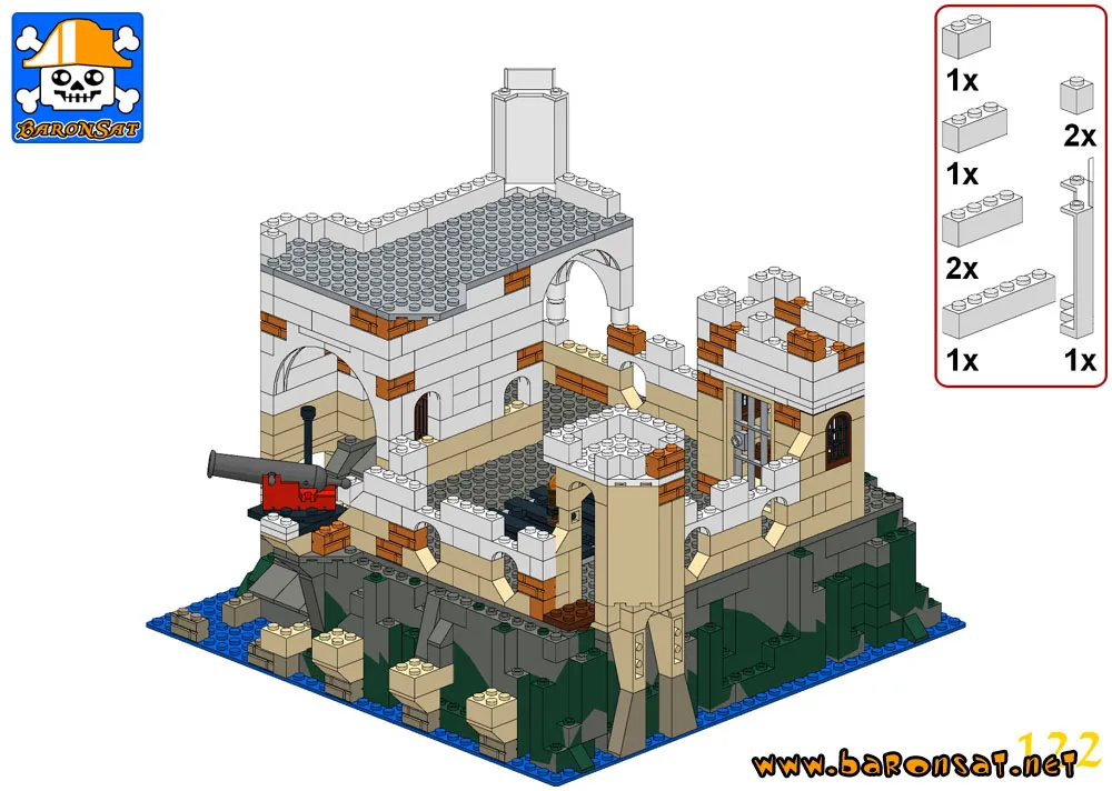 ElDorado Bastion instructions custom moc sample
