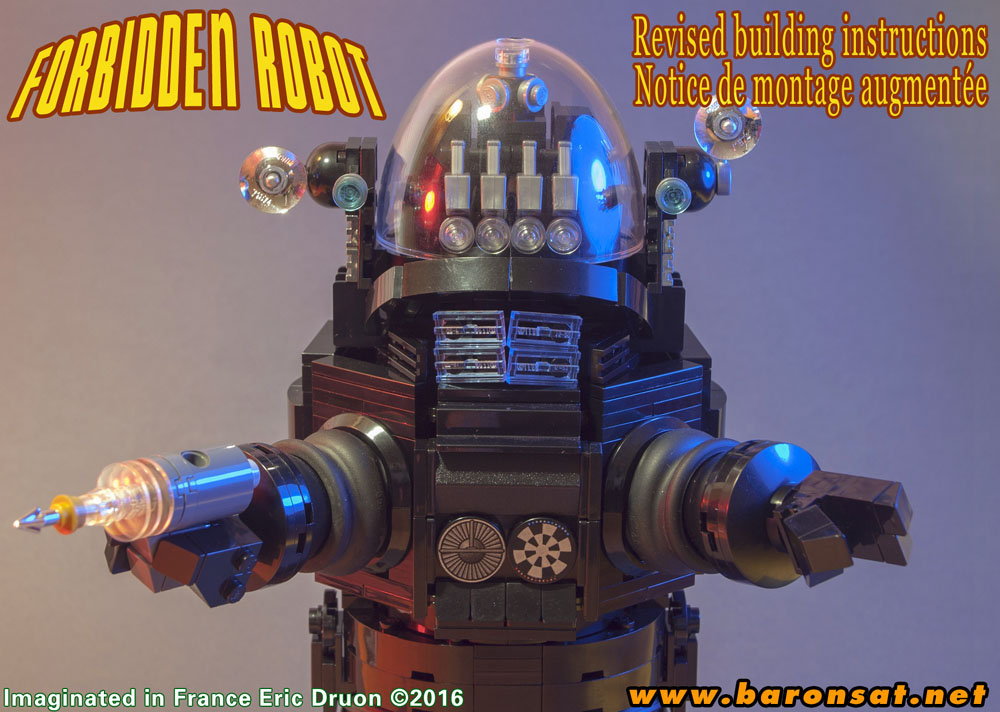 building instructions for Robby the robot Lego custom model