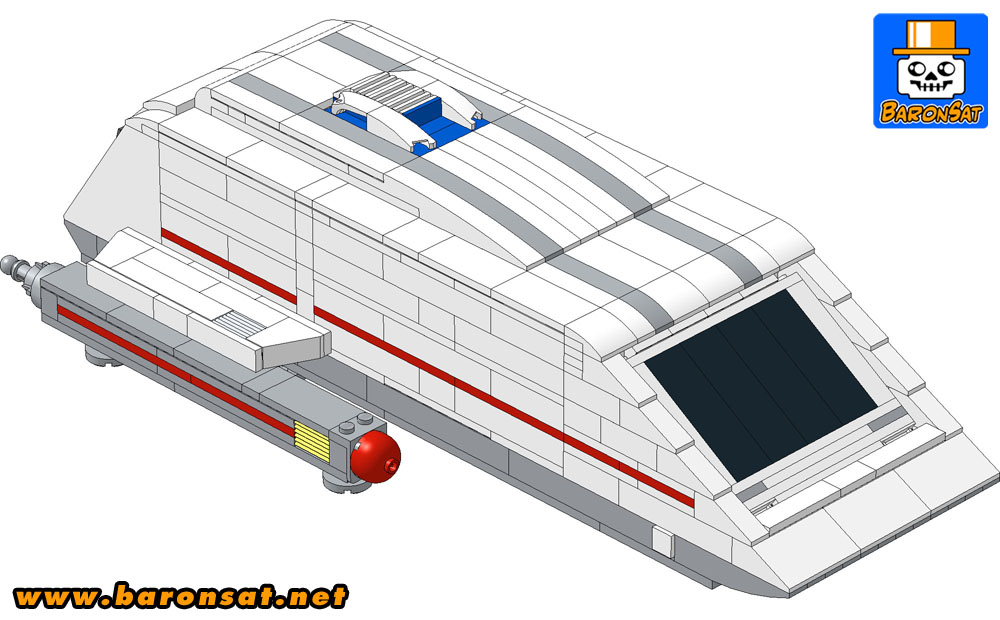 lego Diplomatic Shuttle star trek tos custom model moc