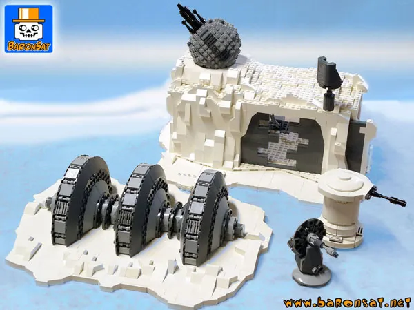lego hoth rebel base moc building instructions