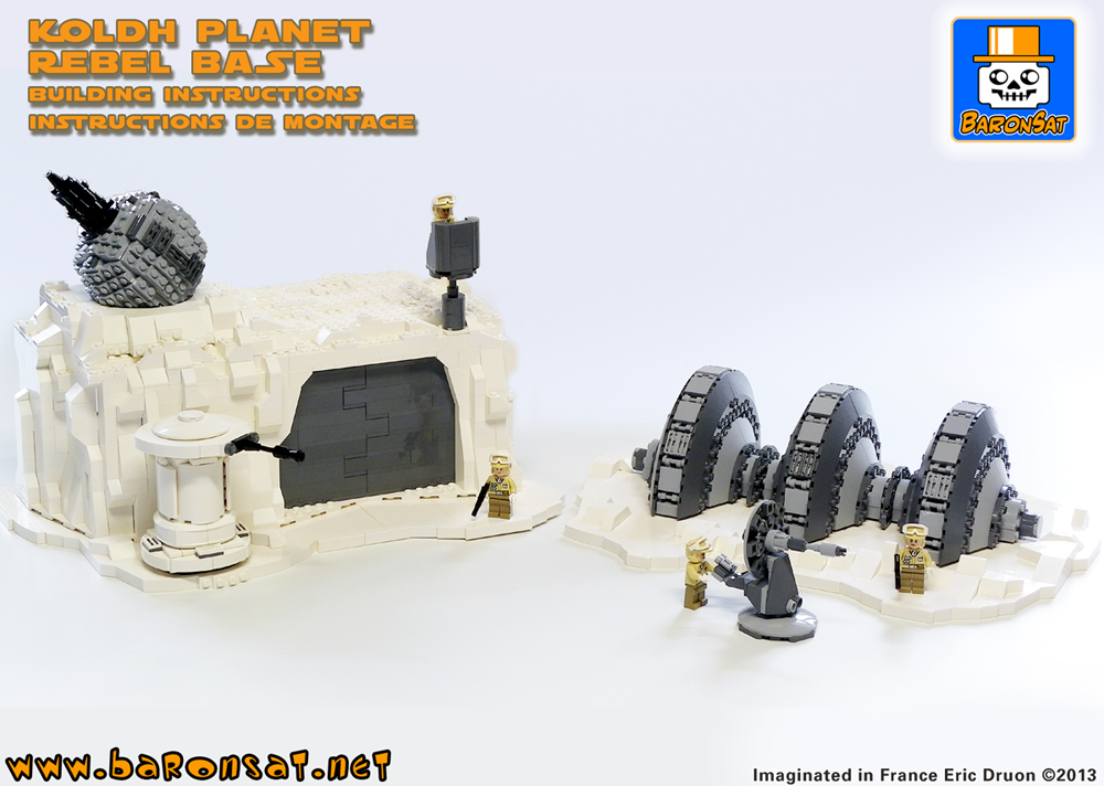 LEGO MOC RB Planet Hoth Rebel Ion Cannon ESB BaronSat Rebrickable - Build with LEGO