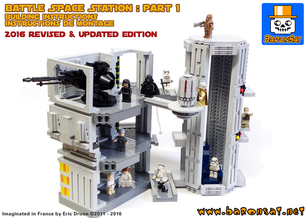 lego death star escape building instructions custom 1 model