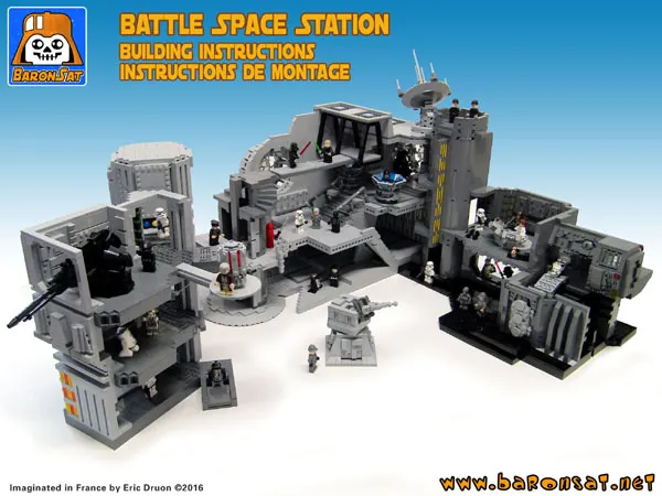 death star building instructions moc lego 3 models