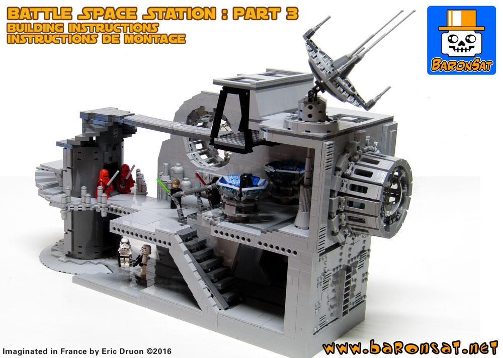 lego death star emperor building instructions custom 1 model