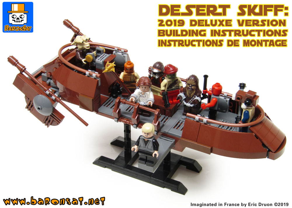 Lego Star wars Tatooine Skiff moc building instructions