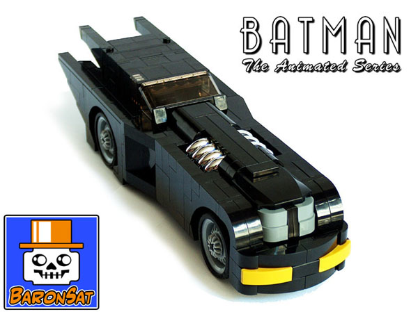 Lego moc BTAS Batmobile Custom Model