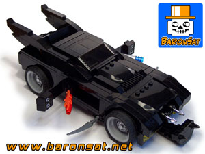 Lego moc Bond Batmobile Gadgets