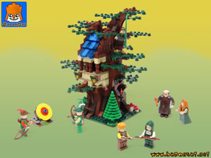 Lego moc 6054 Forestmen Hideout Redux Side 40567