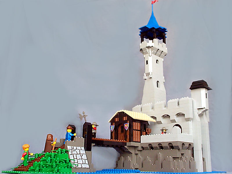 Lego moc Blue Castle
