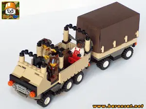 lego 6x6 light truck custom moc model