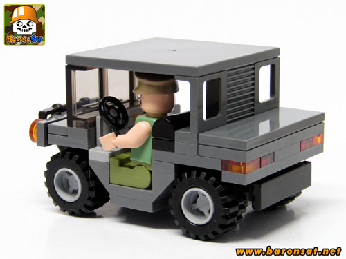 Lego moc Mini Hummer Military back