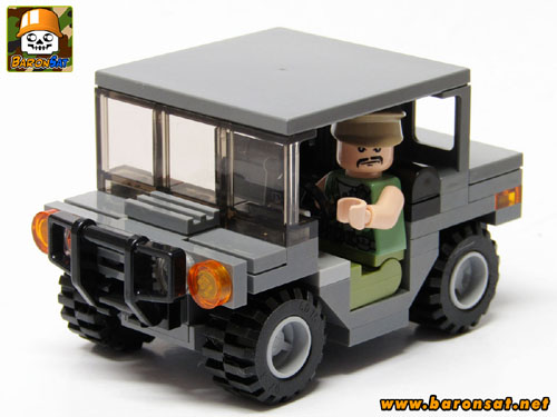 Lego moc Mini Hummer Military front