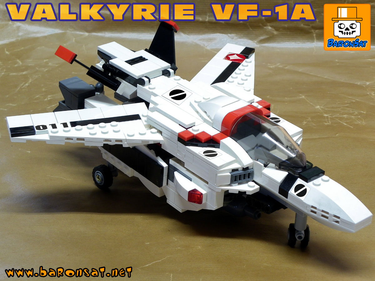 Lego moc Valkyrie VF-1A custom model Plane Mode
