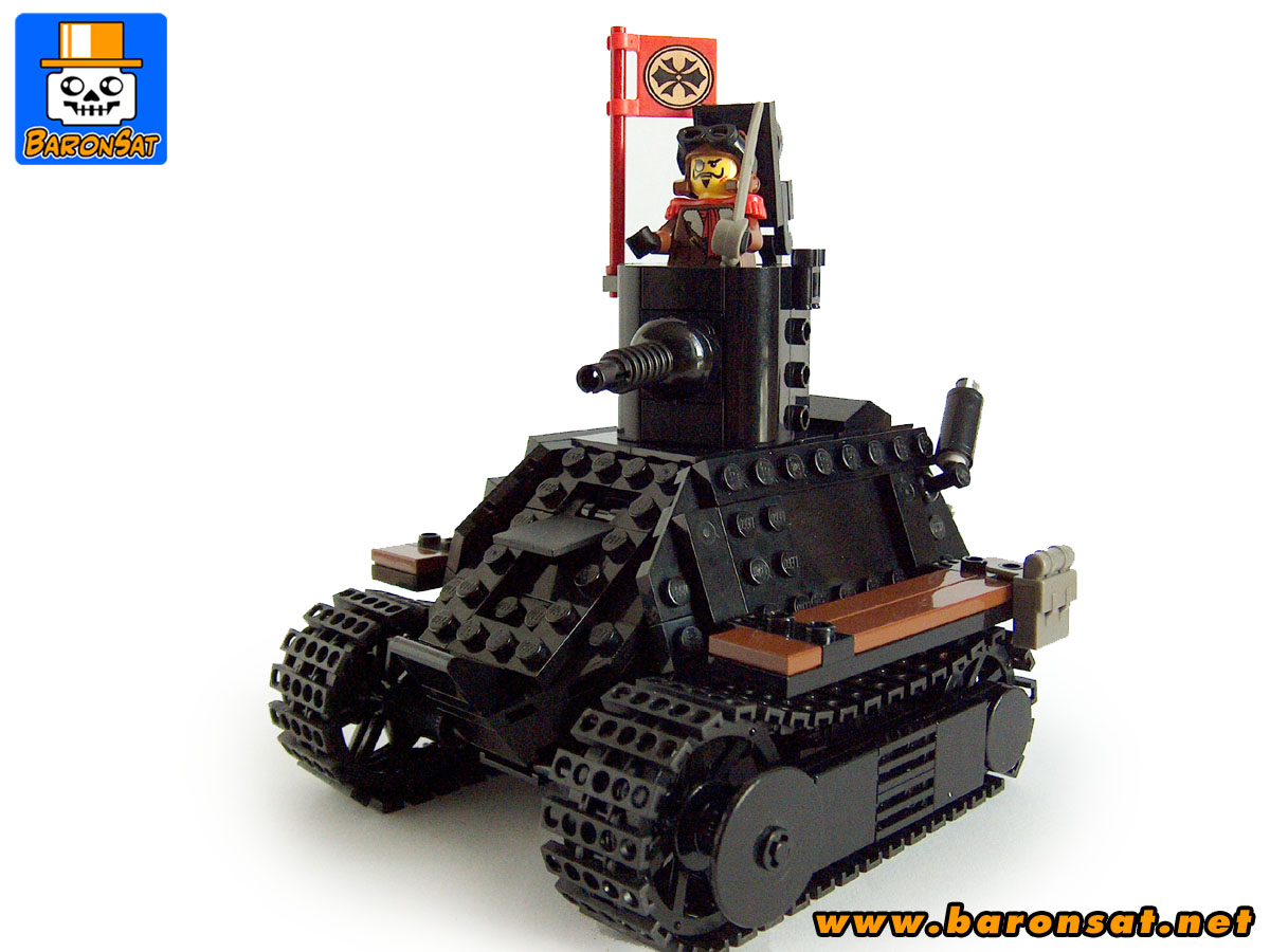 Lego moc Steampunk Tank Model Attacks