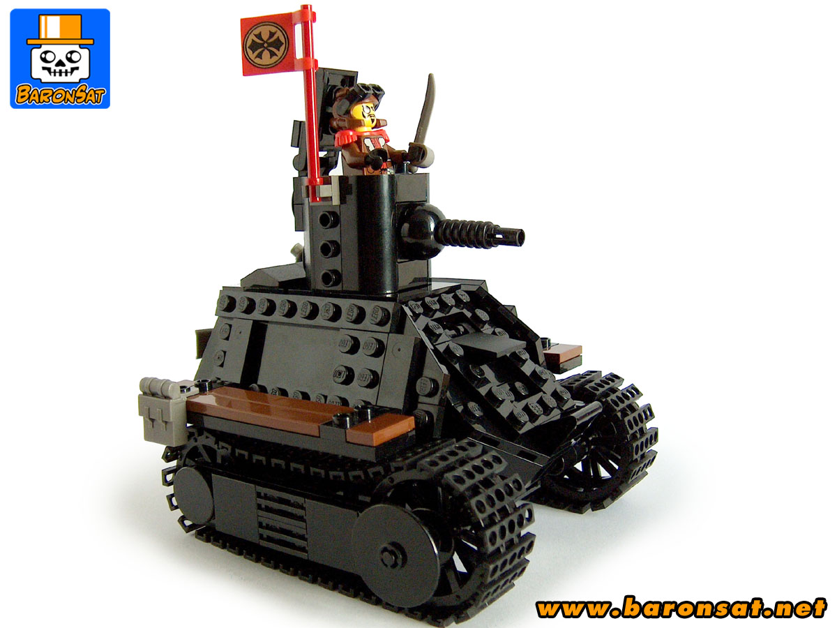Lego moc Steampunk Tank Custom