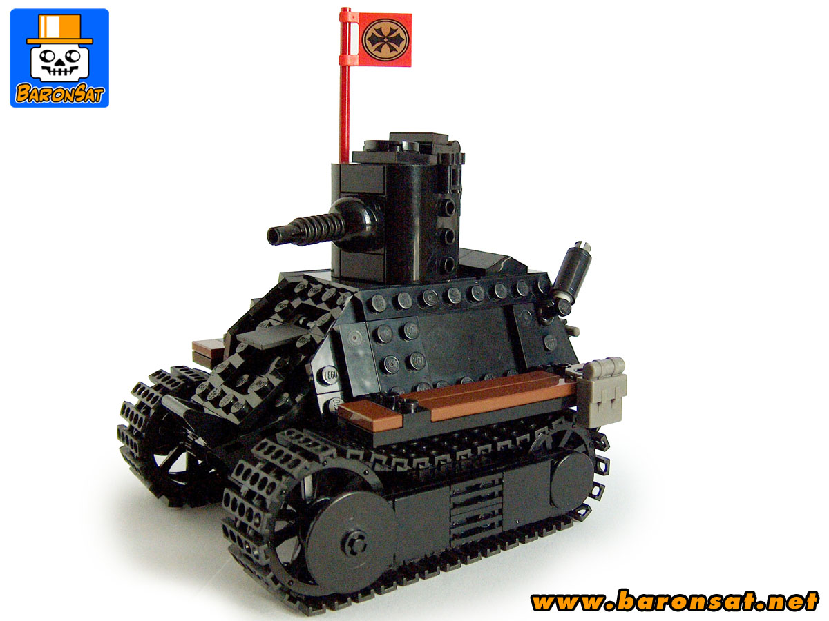 Lego moc Steampunk Tank Side