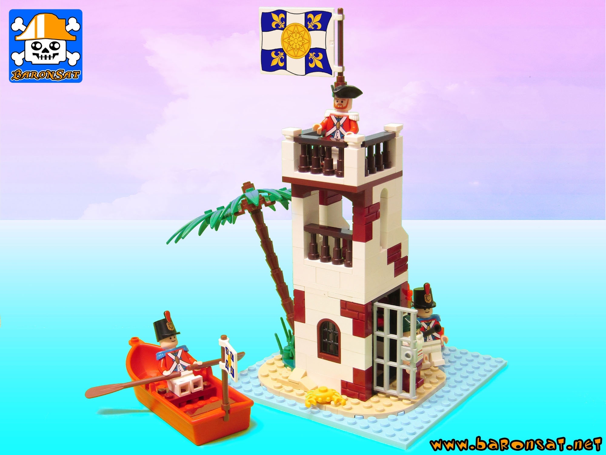 Lego moc 6265 Saber Island Redux Commissioned