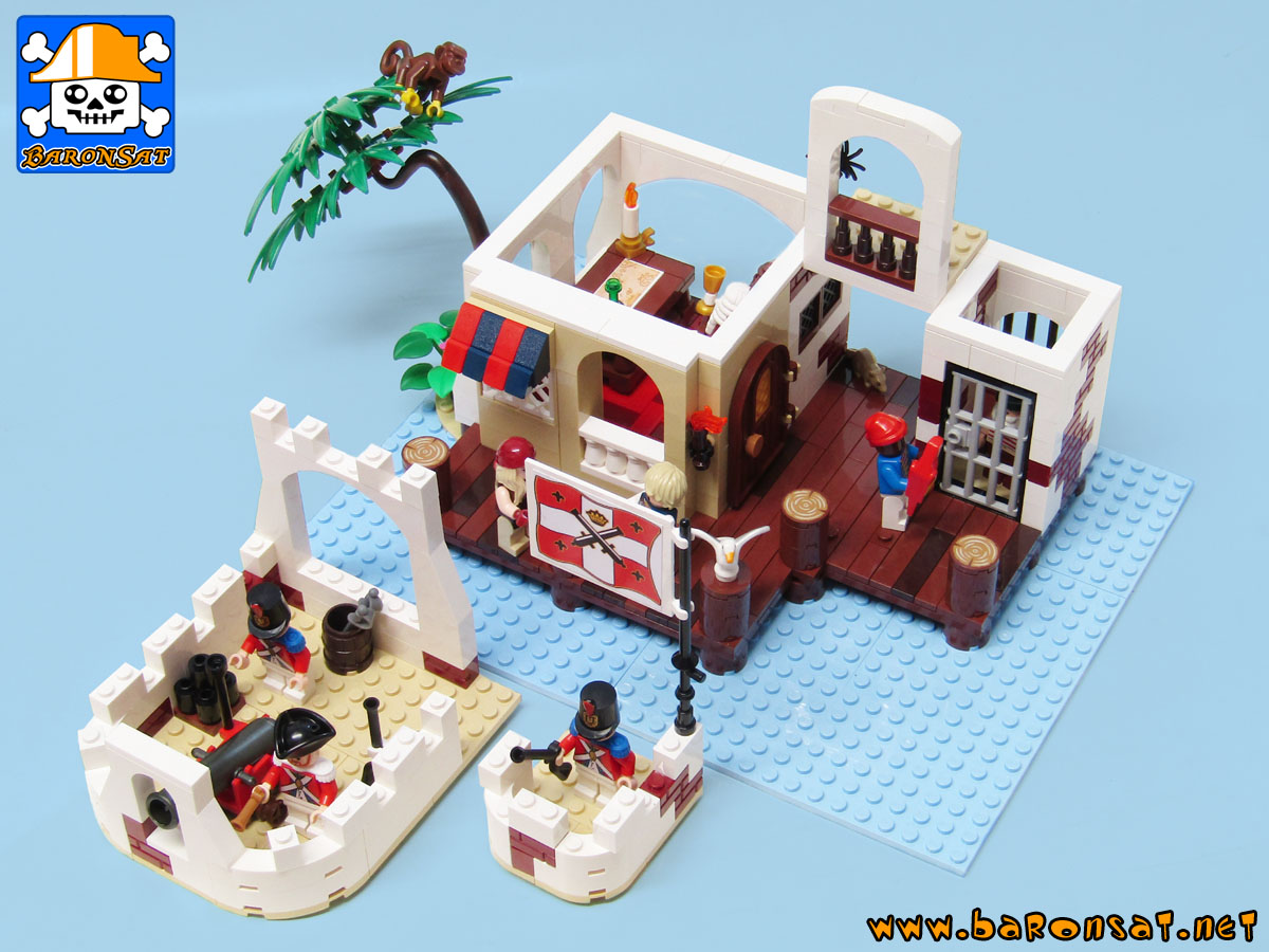 Lego moc 6267 Lagoon-Lock-Up Redux Interior View