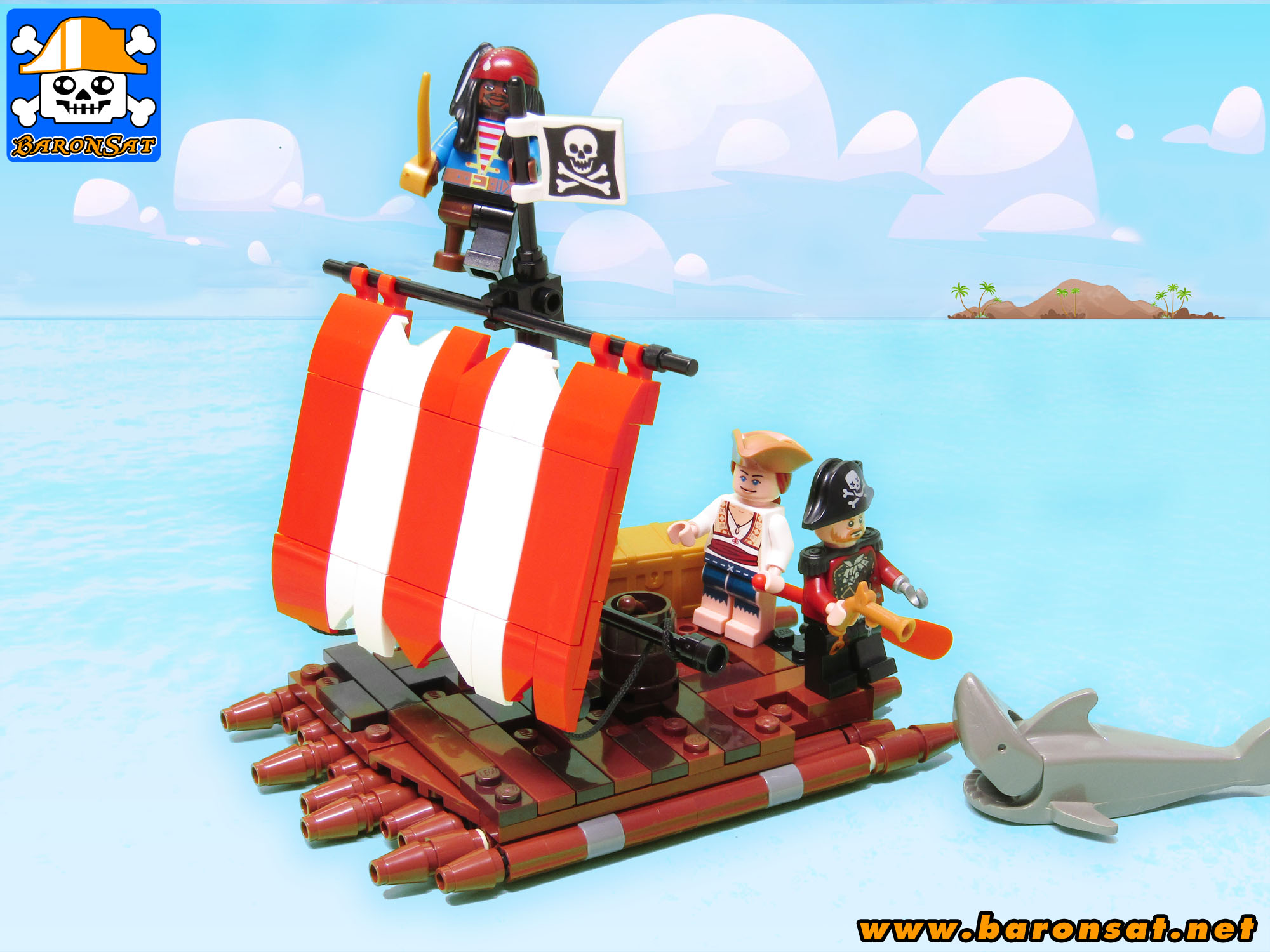 Lego moc Lego moc 6270 Forbidden Island Custom