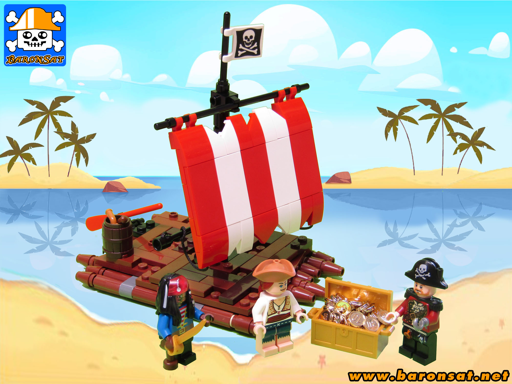 Lego moc Lego moc 6270 Forbidden Island Custom