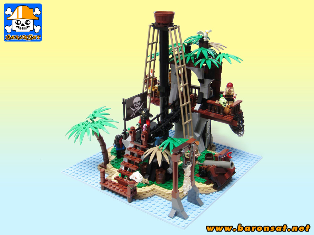 Lego moc 6270 Forbidden Island Redux