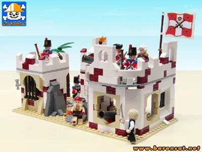 Lego moc Cannon Cove 6266 Redux