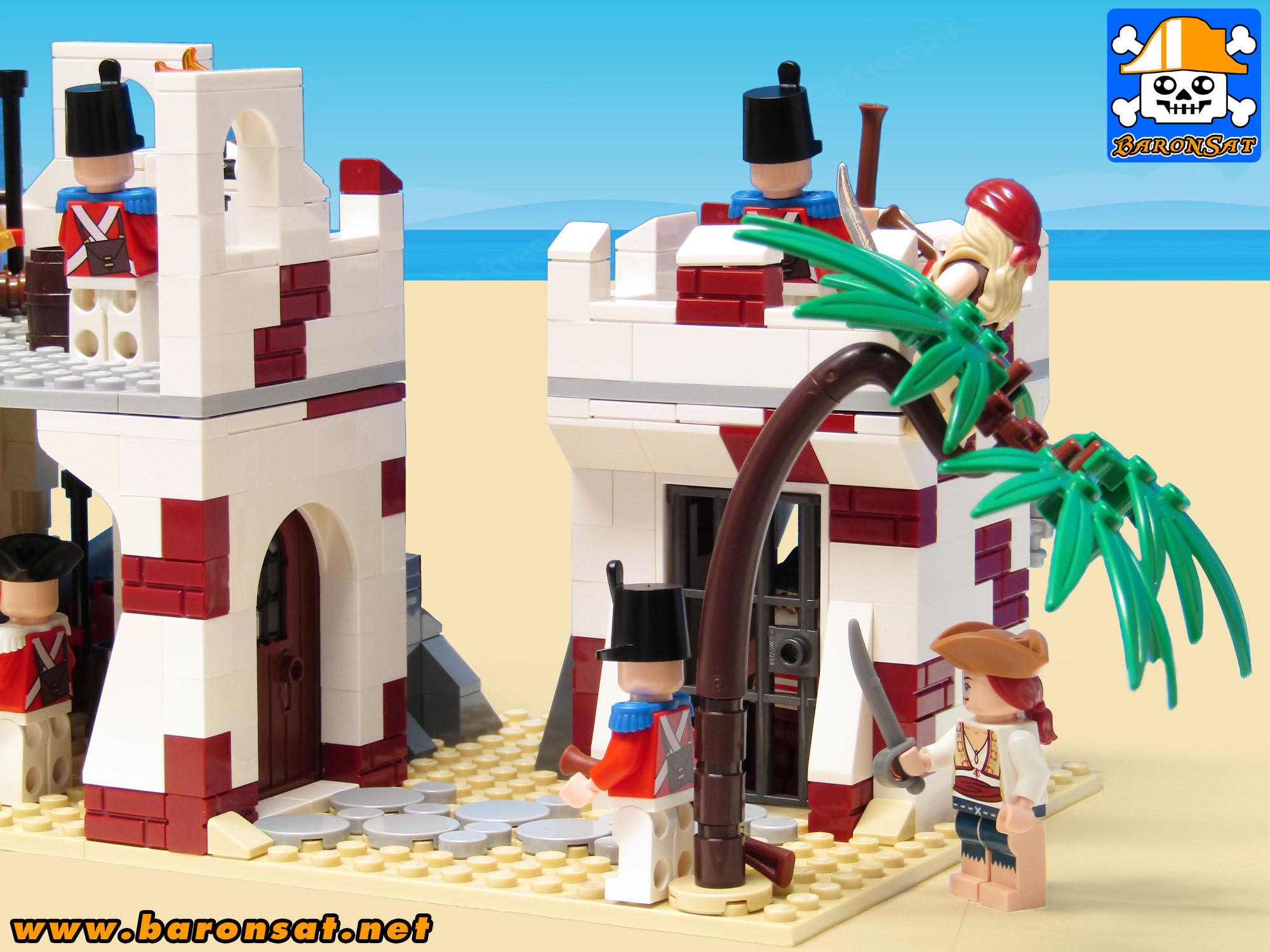 Lego moc Pirates attack fort