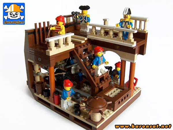 Lego moc Pirates Ship Vignette custom model