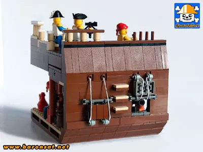 Lego moc Pirates Ship Side View