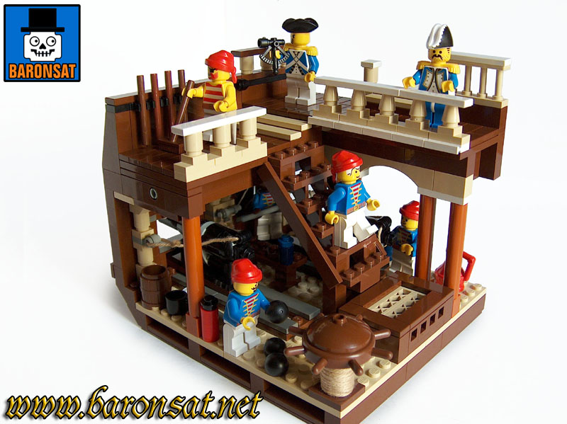 Lego moc Pirates Ship Vignette custom model