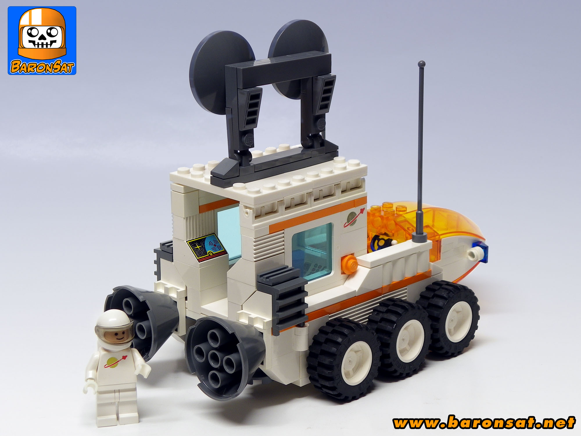 Modern 6927 all terrain vehicle moc lego back