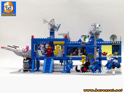 Front view 6970 Beta 1 Command Center 493 Space Command Lego moc