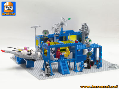 Top Viwe Lego 6970 Beta 1 Command center; 493 Space Command Center