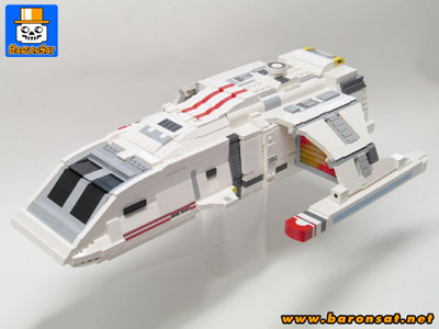 star trek tos custom moc models made of lego bricks