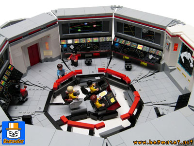 Lego moc Star Trek TOS Enterprise Ncc-1701 Bridge