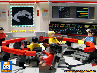 TOS Enterprise Bridge Captain Lego moc