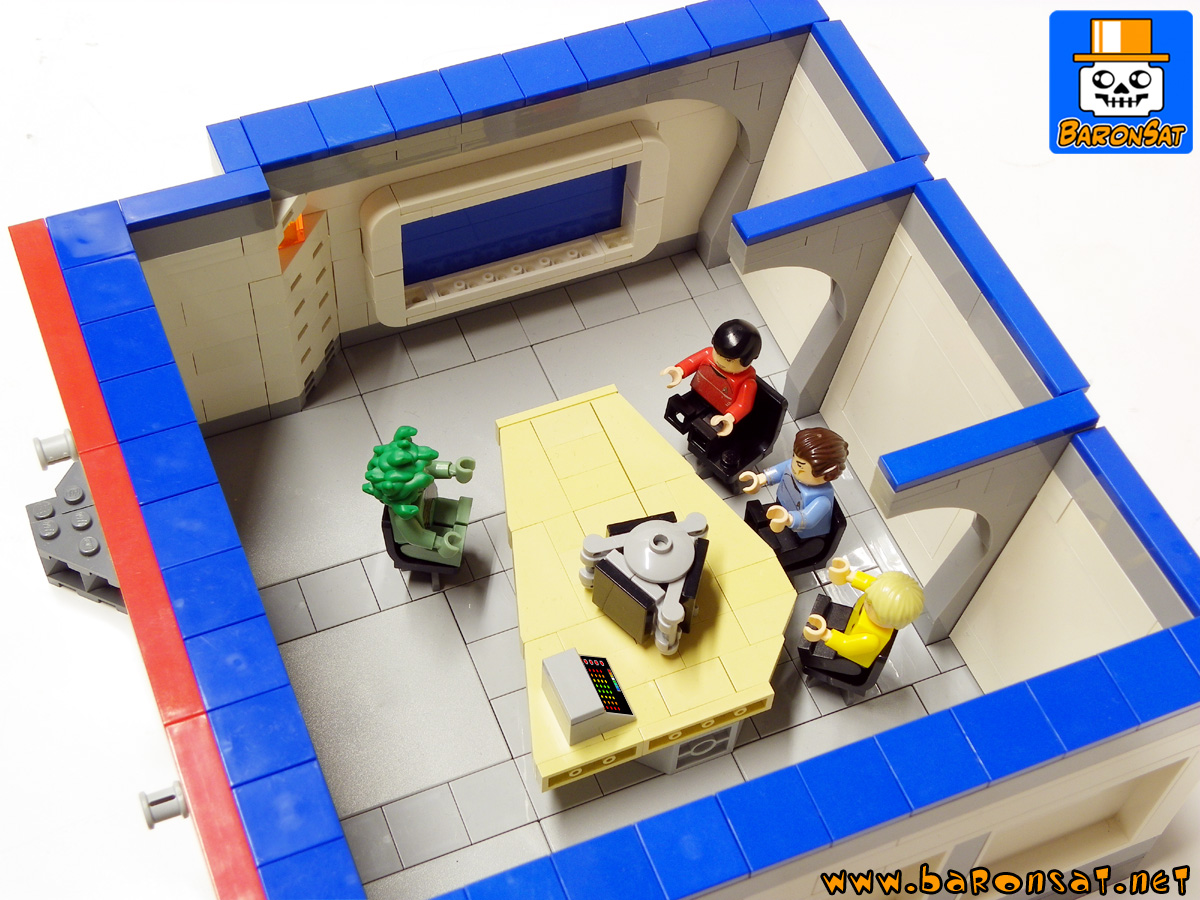 lego briefing room custom model star-trek