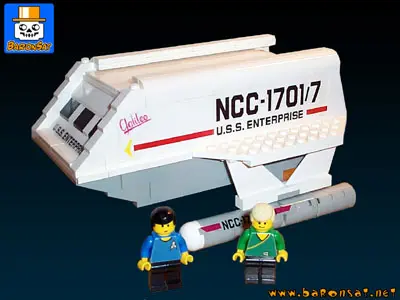 Lego moc ncc-1701 galileo shuttle