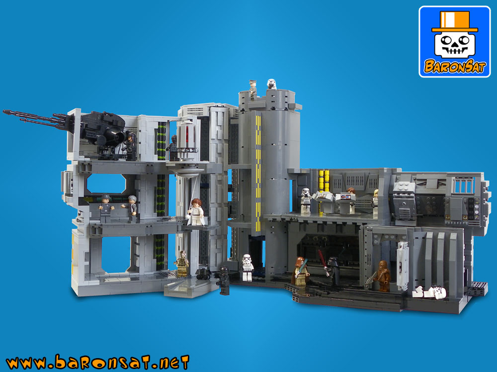 star wars death star custom moc models made of lego bricks