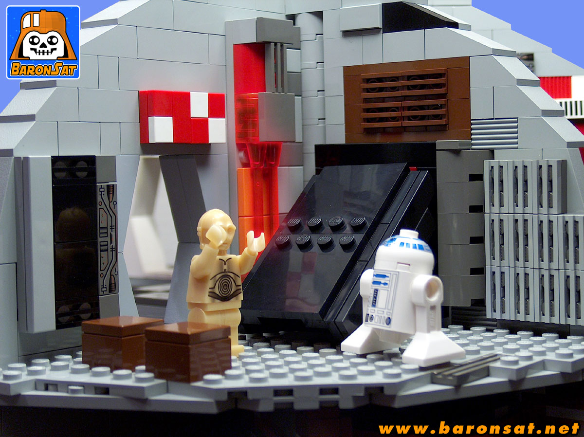 Lego moc Death Star C-3po R2-D2