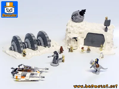 Lego hoth rebel base ion cannon custom Model Lego hoth rebel base ion cannon MOC custom Model