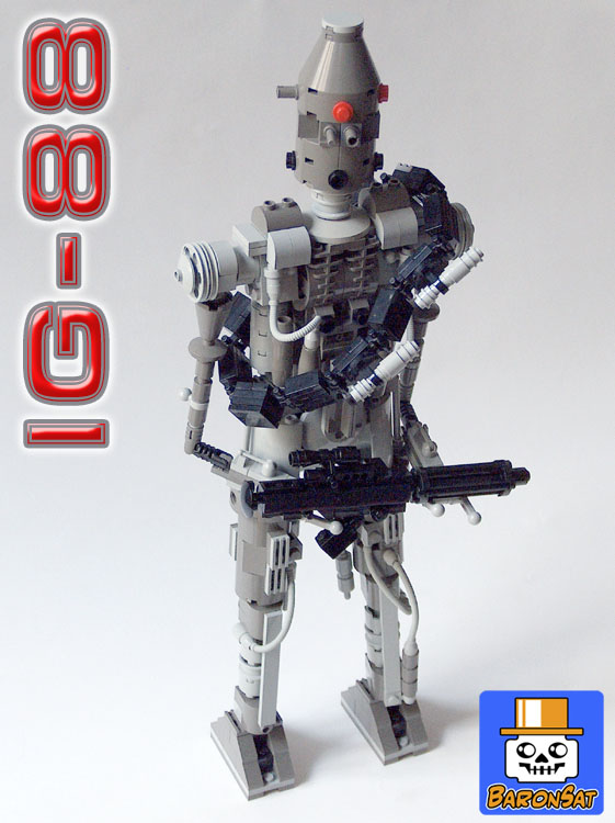 lego ig-88 2007small gun custom moc model