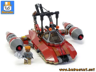 Lego landspeeder towing MOC custom Model lego landspeeder towing custom model