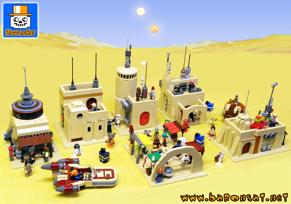 Lego Mos Eisley Village MOC custom Model