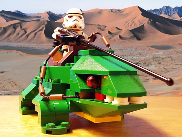 Lego moc Patrol Dewback Tatooine