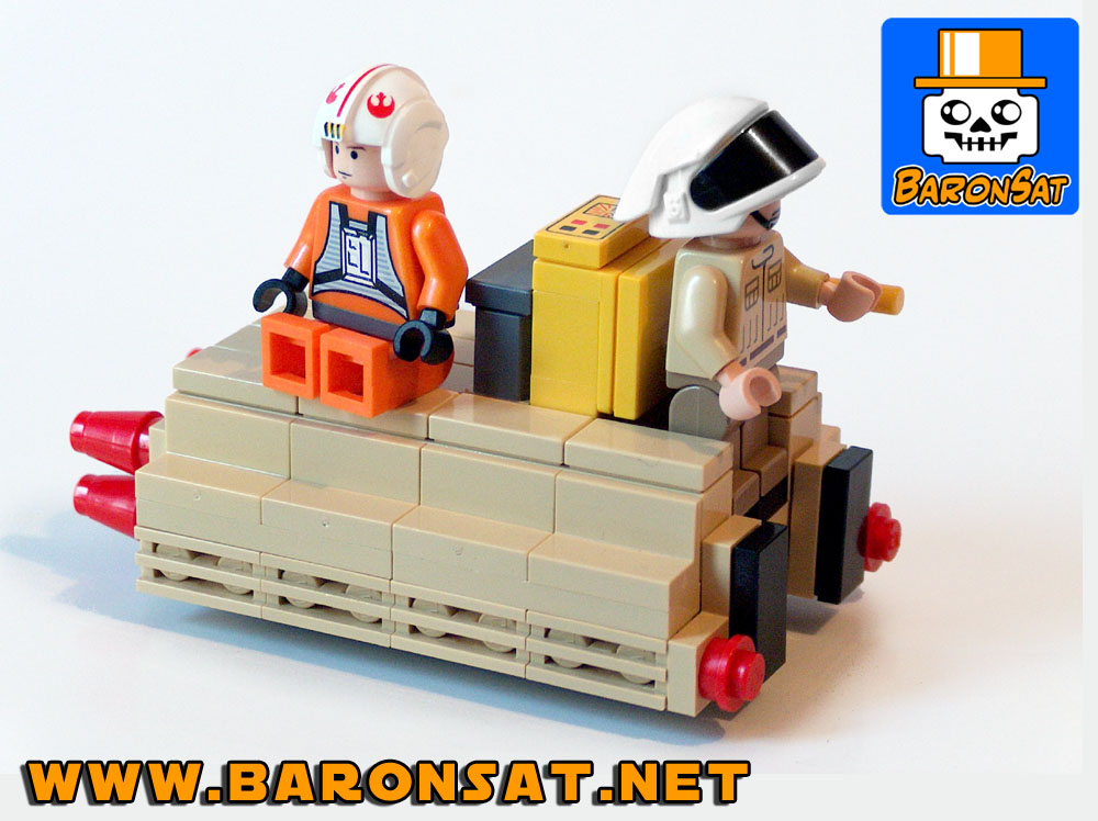 Lego Yavin 4 Rebel Cart MOC custom Model